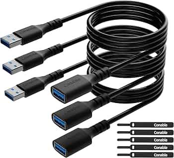 3.0 USB extension cable with chip, boxed